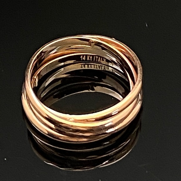 NEW Ladies Solid 14K ROSE Gold Band Ring